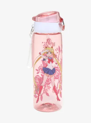 Sailor Moon Floral Water Bottle