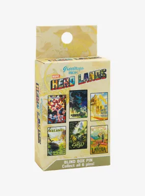 Marvel Hero Lands Poster Blind Box Enamel Pin