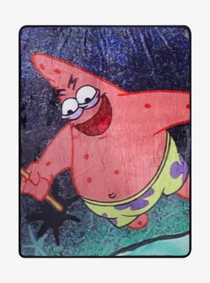 SpongeBob SquarePants Savage Patrick Throw Blanket