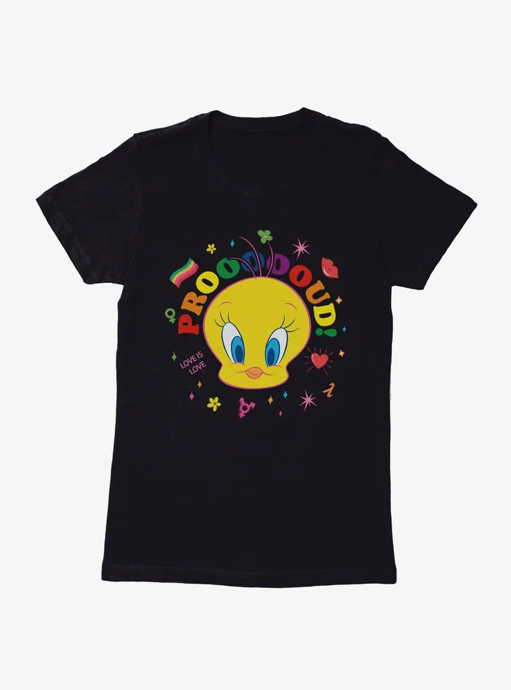 Looney Tunes Tweety Bird Proud Womens T-Shirt