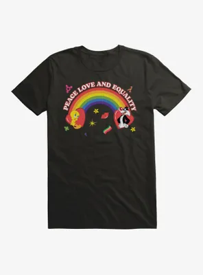 Looney Tunes Peace Love And Equality T-Shirt