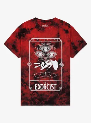 The Exorcist: Believer Tarot Card Tie-Dye Boyfriend Fit Girls T-Shirt