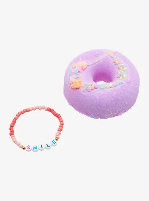 Garb2Art Donut Bath Bomb With Bracelet