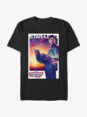 Guardians Of The Galaxy Vol. 3 Quill Starlord Poster T-Shirt
