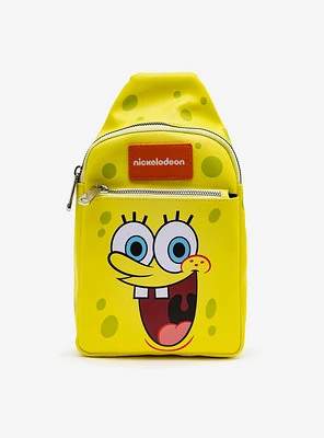 SpongeBob SquarePants Smiling Face Close Up Crossbody Bag
