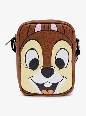 Disney Chip 'N' Dale Chip Face Close Up Crossbody Bag