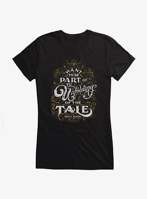 The Cruel Prince Sinister Enchantment Collection: Unfolding Of Tale Girls T-Shirt