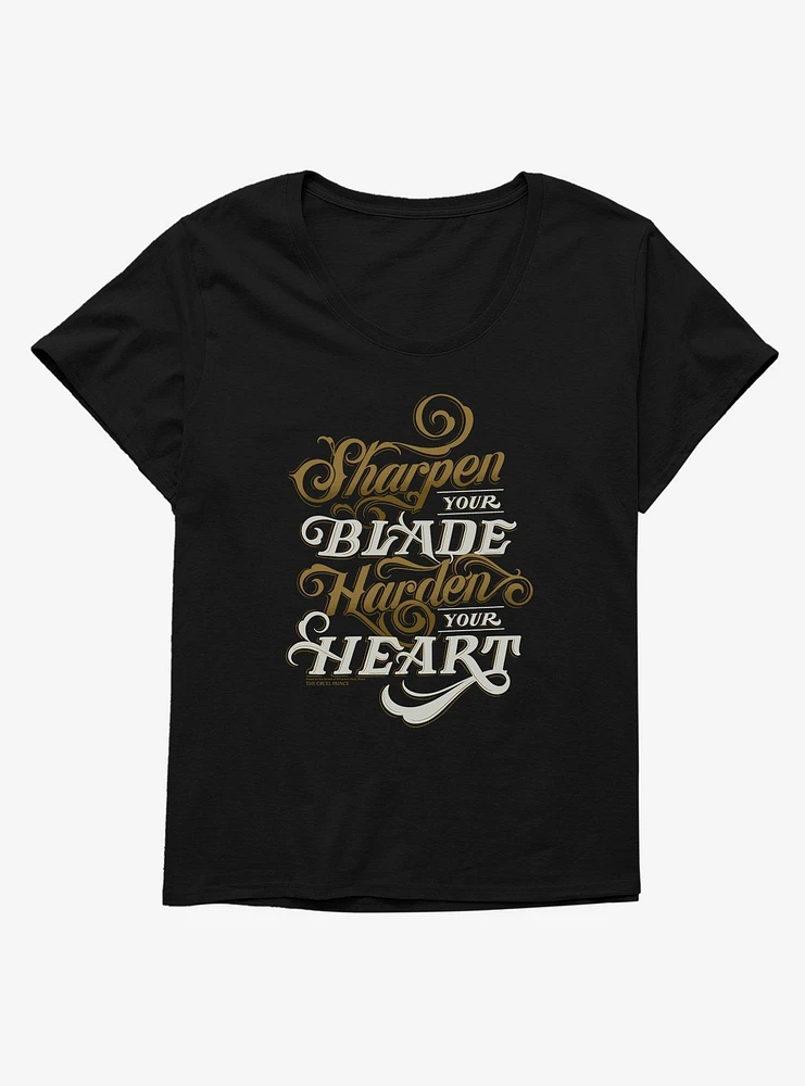 The Cruel Prince Sinister Enchantment Collection: Sharpen Your Blade Girls T-Shirt Plus