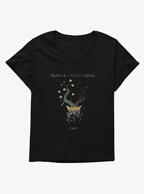 The Cruel Prince Sinister Enchantment Collection: Brave Clever Girls T-Shirt Plus
