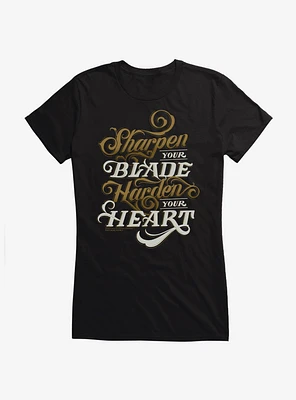 The Cruel Prince Sinister Enchantment Collection: Sharpen Your Blade Girls T-Shirt