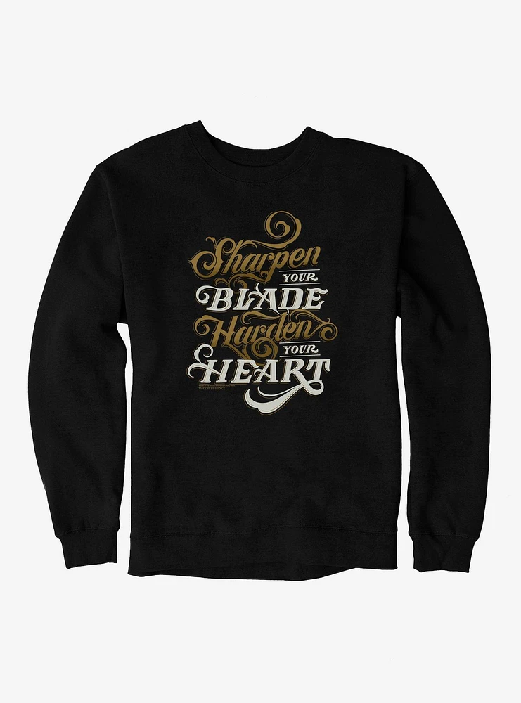 The Cruel Prince Sinister Enchantment Collection: Sharpen Your Blade Sweatshirt