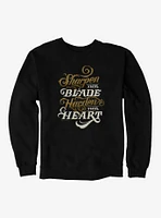 The Cruel Prince Sinister Enchantment Collection: Sharpen Your Blade Sweatshirt