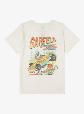 Garfield Racing Team Boyfriend Fit Girls T-Shirt