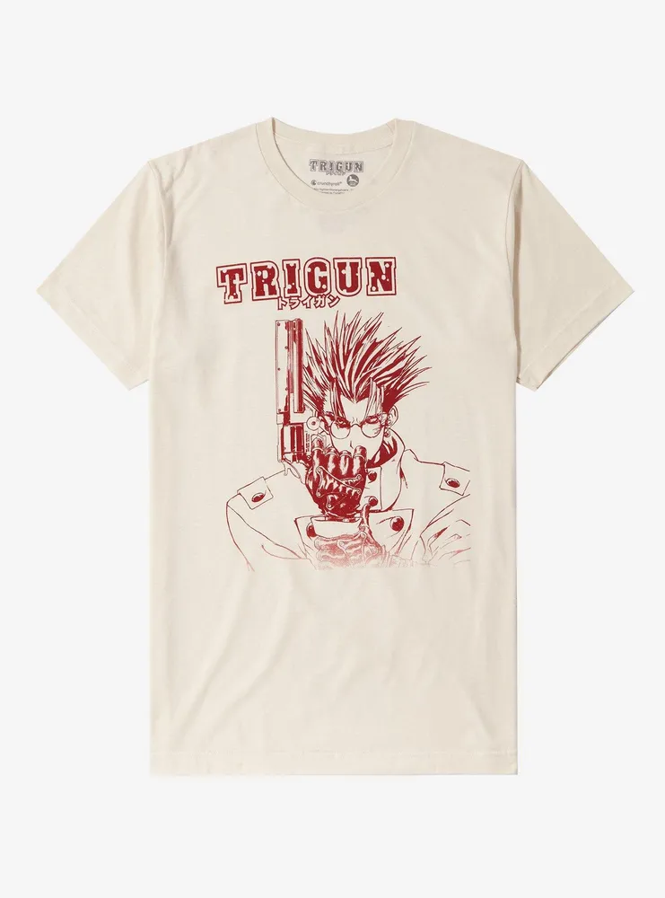 Trigun Vash Line Art T-Shirt