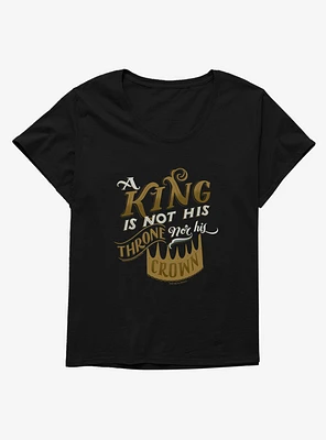 The Cruel Prince Sinister Enchantment Collection: King Is Not His Throne Nor Crown Girls T-Shirt Plus