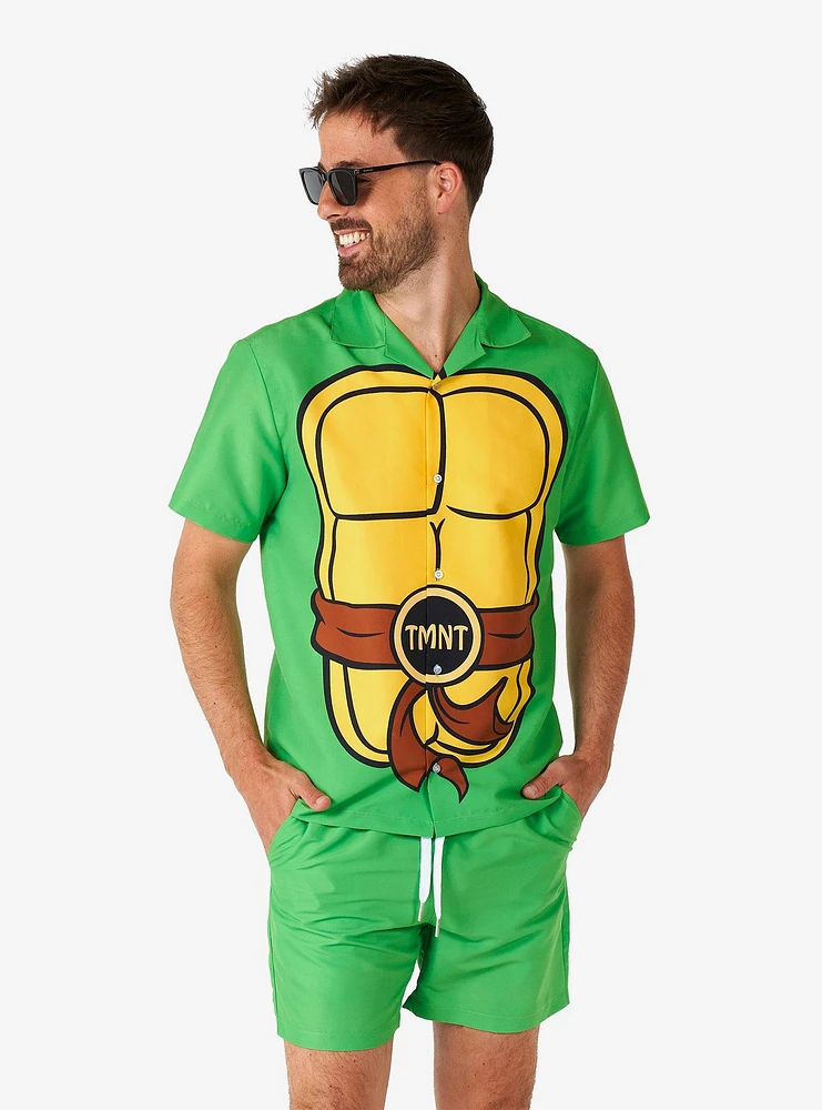 Teenage Mutant Ninja Turtles Button-Up Shirt and Short