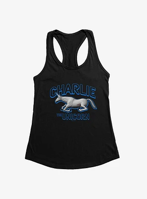 Charlie The Unicorn Stitches Girls Tank