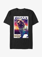 Guardians Of The Galaxy Vol. 3 Cosmo Poster T-Shirt