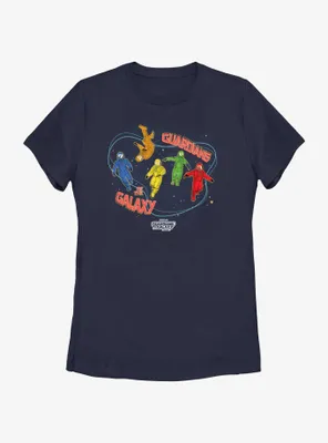 Guardians Of The Galaxy Vol. 3 Astronauts Space Womens T-Shirt