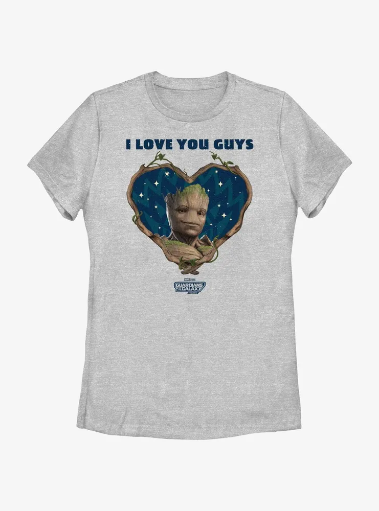 Guardians Of The Galaxy Vol. 3 I Love You Guys Groot Womens T-Shirt