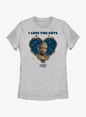 Guardians Of The Galaxy Vol. 3 I Love You Guys Groot Womens T-Shirt