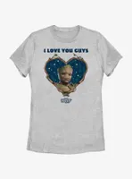 Guardians Of The Galaxy Vol. 3 I Love You Guys Groot Womens T-Shirt