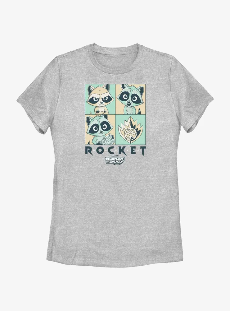 Guardians Of The Galaxy Vol. 3 Rocket Boxes Womens T-Shirt