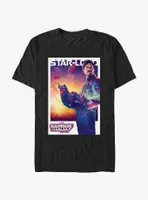 Guardians Of The Galaxy Vol. 3 Quill Starlord Poster T-Shirt