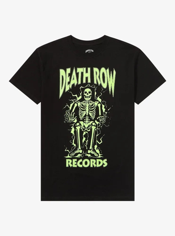 Death Row Records Skeleton Glow-In-The-Dark T-Shirt