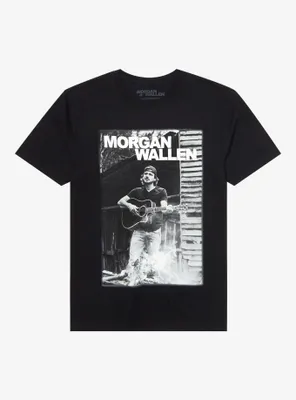 Morgan Wallen Acoustic Guitar Portrait T-Shirt