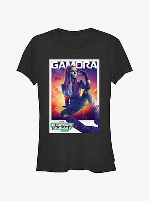 Guardians Of The Galaxy Vol. 3 Gamora Poster Girls T-Shirt