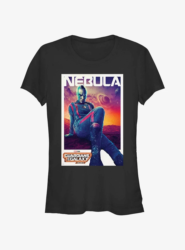Guardians Of The Galaxy Vol. 3 Nebula Poster Girls T-Shirt
