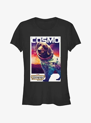 Guardians Of The Galaxy Vol. 3 Cosmo Poster Girls T-Shirt