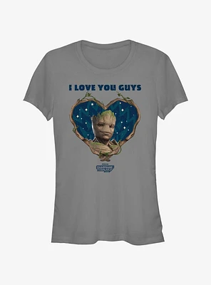 Guardians Of The Galaxy Vol. 3 I Love You Guys Groot Girls T-Shirt