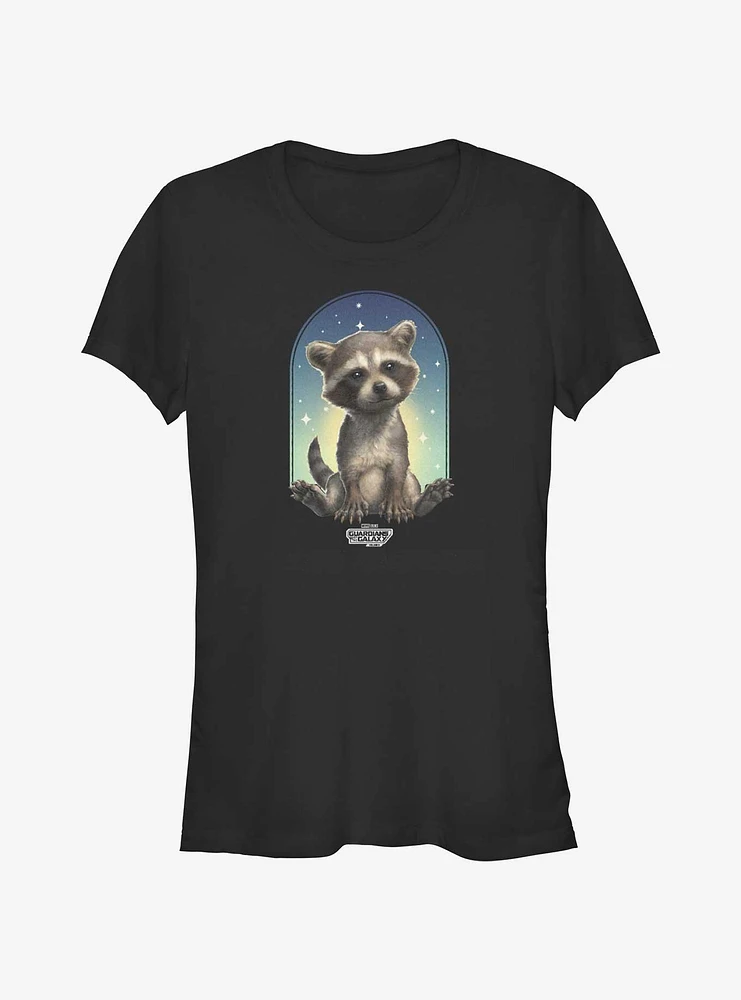 Guardians Of The Galaxy Vol. 3 Rocket Frame Girls T-Shirt