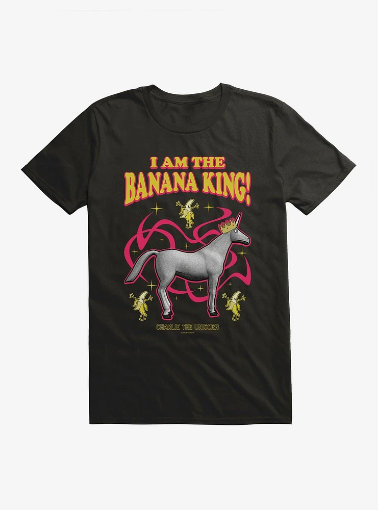Charlie The Unicorn Banana King! T-Shirt