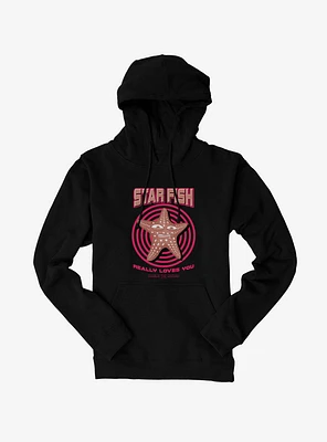 Charlie The Unicorn Star Fish Really Loves You Hoodie