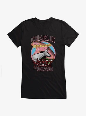Charlie The Unicorn Candy Mountain Girls T-Shirt