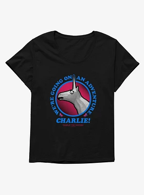 Charlie The Unicorn Adventure Charlie! Girls T-Shirt Plus