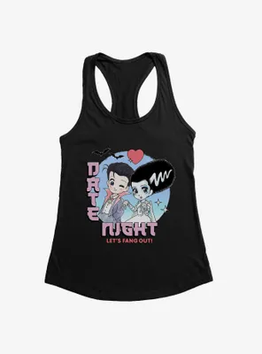 Universal Monsters Date Night Fang Out Womens Tank Top