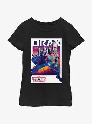 Guardians Of The Galaxy Vol. 3 Drax Poster Youth Girls T-Shirt