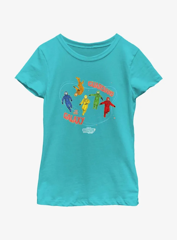Guardians Of The Galaxy Vol. 3 Astronauts Space Youth Girls T-Shirt