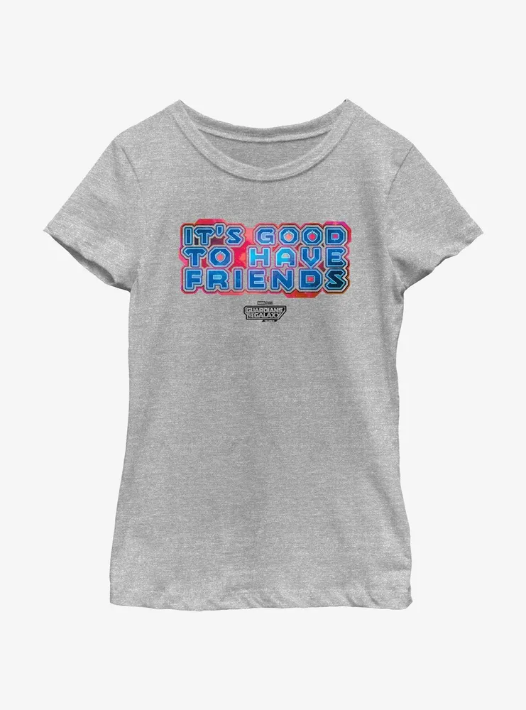 Guardians Of The Galaxy Vol. 3 Good To Have Friends Youth Girls T-Shirt