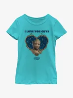 Guardians Of The Galaxy Vol. 3 I Love You Guys Groot Youth Girls T-Shirt