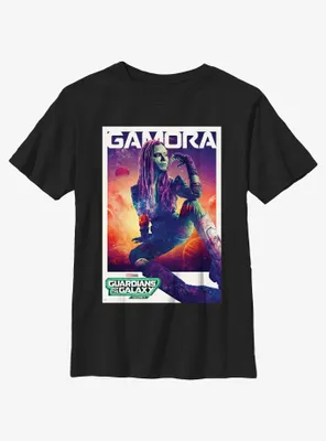 Guardians Of The Galaxy Vol. 3 Gamora Poster Youth T-Shirt
