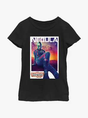 Guardians Of The Galaxy Vol. 3 Nebula Poster Youth Girls T-Shirt