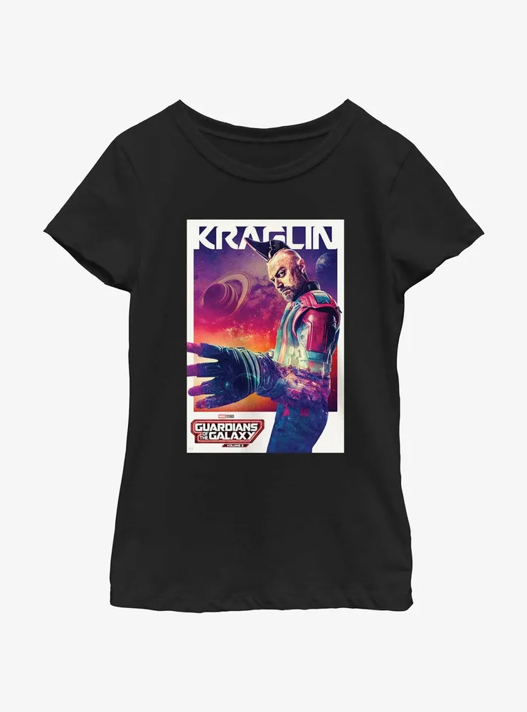 Guardians Of The Galaxy Vol. 3 Kraglin Poster Youth Girls T-Shirt