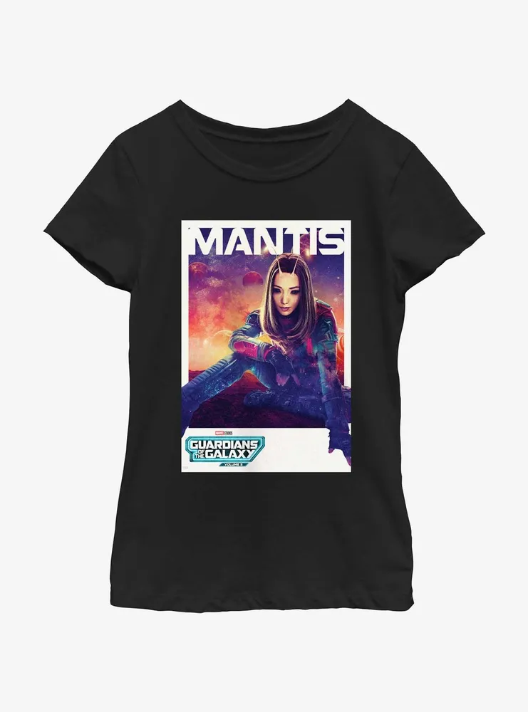 Guardians Of The Galaxy Vol. 3 Mantis Poster Youth Girls T-Shirt