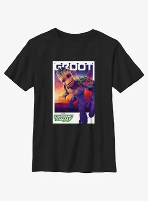 Guardians Of The Galaxy Vol. 3 Groot Poster Youth T-Shirt
