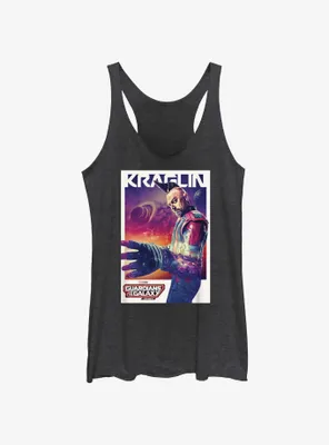 Guardians Of The Galaxy Vol. 3 Kraglin Poster Womens Tank Top